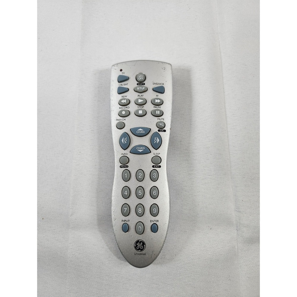 GE 24912 (RC24912-E) Universal Remote For 3 Devices TV DVD VCR CABLE SATALITE